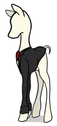 Size: 1478x3267 | Tagged: safe, artist:capt-sierrasparx, derpibooru import, ponified, pony, concave belly, creepypasta, image, lanky, long legs, png, simple background, skinny, slenderman, slendermane, slenderpony, solo, tall, thin, transparent background