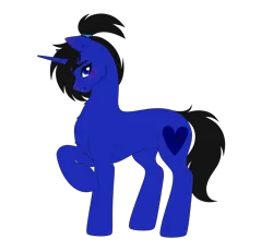 Size: 2563x2362 | Tagged: safe, artist:elberas, derpibooru import, oc, oc:midnight sapphire, unofficial characters only, pony, unicorn, female, high res, image, mare, png, simple background, slender, solo, thin, transparent background