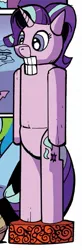 Size: 439x1334 | Tagged: safe, artist:andy price, derpibooru import, idw, starlight glimmer, g4, spoiler:comic, spoiler:comicholiday2019, cropped, image, jpeg, nutcracker, solo, wat