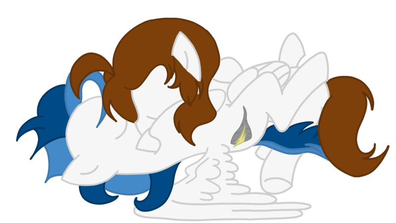 Size: 3840x2160 | Tagged: safe, artist:duran301, derpibooru import, oc, oc:aerial aim, oc:whirlwind flux, unofficial characters only, pegasus, pony, base used, high res, image, pegasus oc, png, simple background, snuggling, transparent background, wings