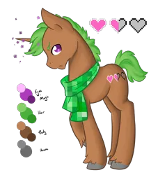 Size: 1280x1408 | Tagged: safe, artist:sinclair2013, derpibooru import, oc, oc:ender, oc:ender "dirt", unofficial characters only, pony, unicorn, clothes, image, male, png, scarf, simple background, solo, stallion, transparent background