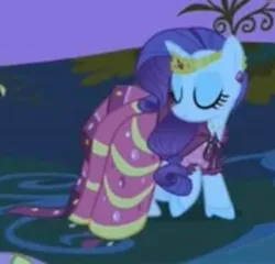 Size: 1604x1539 | Tagged: safe, derpibooru import, screencap, rarity, pony, unicorn, g4, the best night ever, beautiful, canterlot, canterlot castle, clothes, cropped, dress, eyes closed, gala dress, glass slipper (footwear), gown, grand galloping gala, happy, image, jewelry, jpeg, needs more jpeg, night, rarity's first gala dress, shoes, solo, tiara