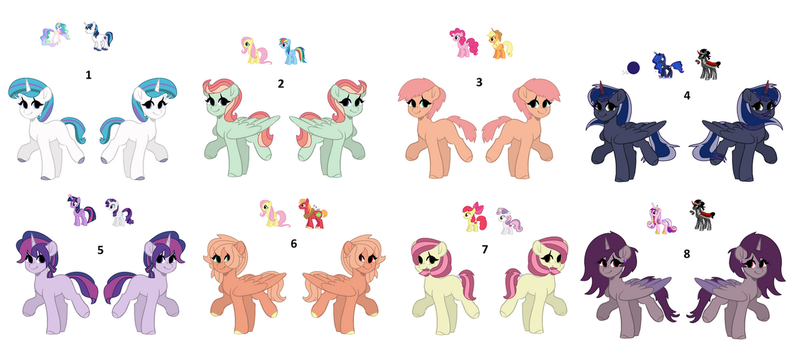 Size: 1280x583 | Tagged: safe, artist:angelsbaca, derpibooru import, apple bloom, applejack, big macintosh, fluttershy, king sombra, pinkie pie, princess cadance, princess celestia, princess luna, rainbow dash, rarity, shining armor, sweetie belle, twilight sparkle, oc, alicorn, earth pony, pegasus, pony, unicorn, g4, base used, female, flutterdash, fluttermac, image, infidelity, lesbian, magical lesbian spawn, male, mare, offspring, parent:apple bloom, parent:applejack, parent:big macintosh, parent:fluttershy, parent:king sombra, parent:pinkie pie, parent:princess cadance, parent:princess luna, parent:rainbow dash, parent:rarity, parent:sweetie belle, parent:twilight sparkle, parents:applepie, parents:flutterdash, parents:fluttermac, parents:lumbra, parents:rarilight, parents:shininglestia, parents:somdance, parents:sweetiebloom, png, shininglestia, ship:applepie, ship:lumbra, ship:rarilight, ship:somdance, ship:sweetiebloom, shipping, simple background, stallion, straight, white background