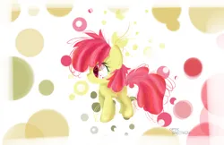 Size: 2550x1650 | Tagged: safe, artist:opticspectrum, derpibooru import, apple bloom, earth pony, pony, g4, female, filly, foal, image, png, solo, wallpaper