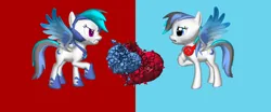 Size: 1920x797 | Tagged: safe, artist:snowy starshine, derpibooru import, oc, oc:snowy starfall, oc:snowy starshine, pegasus, pony, 3d, armor, bat eyes, heartbreak, image, png