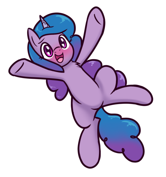 Size: 3200x3400 | Tagged: safe, artist:magician-horse, derpibooru import, izzy moonbow, pony, unicorn, g5, belly, blushing, chest fluff, cute, female, happy, heart, heart eyes, high res, image, izzybetes, mare, open mouth, open smile, png, simple background, smiling, solo, transparent background, wingding eyes