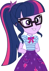 Size: 3000x4323 | Tagged: safe, artist:cloudy glow, derpibooru import, sci-twi, twilight sparkle, equestria girls, equestria girls series, g4, star crossed, .ai available, image, my little pony equestria girls: better together, png, simple background, solo, transparent background, vector