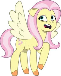 Size: 864x1069 | Tagged: safe, artist:prixy05, derpibooru import, fluttershy, pegasus, pony, g4, g5, my little pony: tell your tale, g4 to g5, generation leap, image, png, simple background, solo, transparent background, vector