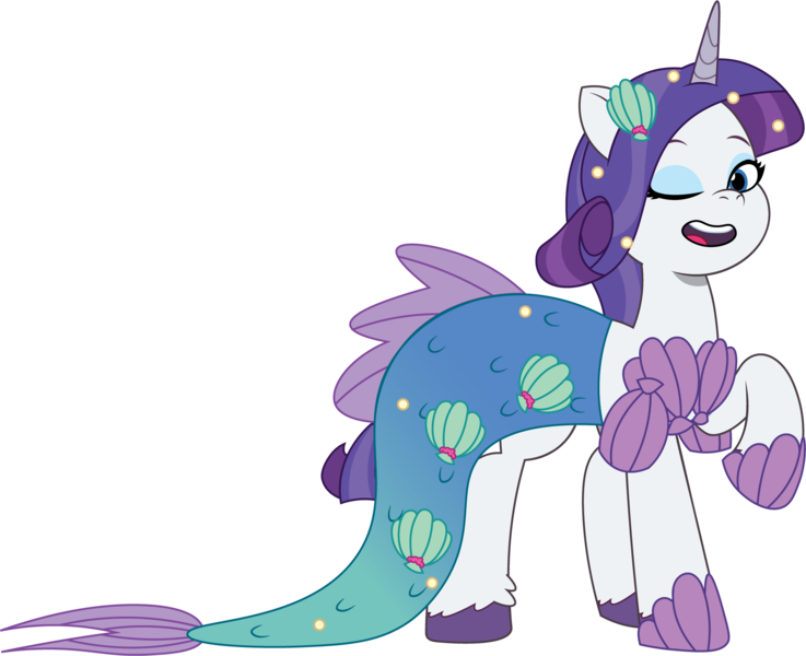 Size: 1737x1414 | Tagged: safe, alternate version, artist:prixy05, derpibooru import, rarity, mermaid, pony, unicorn, g4, g5, my little pony: tell your tale, clothes, costume, g4 to g5, generation leap, image, mermarity, nightmare night costume, png, simple background, solo, transparent background, vector