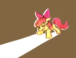 Size: 619x479 | Tagged: safe, artist:radioactive-k, derpibooru import, apple bloom, earth pony, pony, g4, female, filly, foal, image, newbie artist training grounds, png, solo