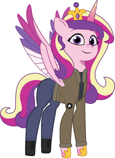 Size: 881x1203 | Tagged: safe, artist:edy_january, artist:prixy05, derpibooru import, edit, vector edit, princess cadance, alicorn, pony, g4, g5, my little pony: tell your tale, admiral, admiral. cadance, boots, clothes, denim, female, g4 to g5, generation leap, girls und panzer, image, jacket, jeans, mare, military, military pony, military uniform, pants, png, saunders, shirt, shoes, simple background, soldier, soldier pony, solo, transparent background, uniform, vector