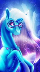 Size: 1024x1821 | Tagged: safe, artist:oneiria-fylakas, derpibooru import, pony, g5, auroricorn, bust, comet (g5), fit, glasses, image, jpeg, male, muscles, portrait, slender, solo, stallion, thin