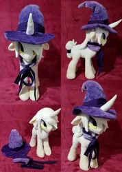 Size: 2048x2869 | Tagged: safe, artist:dawning love, derpibooru import, oc, oc:silas, pony, unicorn, hat, high res, image, irl, jpeg, male, photo, plushie, solo, stallion, wizard hat