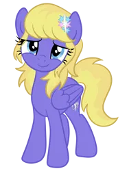 Size: 3768x5024 | Tagged: safe, artist:sjart117, derpibooru import, oc, oc:universae, unofficial characters only, pegasus, pony, derpibooru community collaboration, 2024 community collab, derpibooru exclusive, female, hairpin, image, looking at you, mare, png, simple background, smiling, solo, transparent background, wings