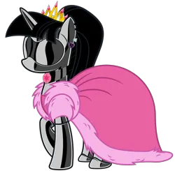 Size: 4618x4518 | Tagged: suggestive, artist:severity-gray, derpibooru import, twilight sparkle, pony, unicorn, g4, absurd resolution, blindfold, bondage, clothes, collar, crown, cutie mark accessory, cutie mark collar, cutie mark earrings, dress, ear piercing, earring, encasement, female, gala dress, image, jewelry, latex, latex boots, latex dress, latex mask, latex socks, latex suit, piercing, png, regalia, simple background, socks, solo, transparent background