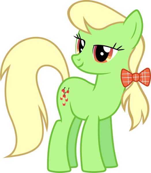 Size: 5360x6141 | Tagged: safe, artist:90sigma, derpibooru import, apple munchies, earth pony, pony, g4, the last roundup, .svg available, absurd resolution, apple family member, background pony, bow, female, hair bow, image, lidded eyes, mare, png, simple background, solo, transparent background, vector