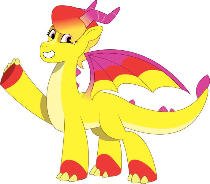 Size: 2386x2087 | Tagged: safe, artist:prixy05, derpibooru import, dragon, g5, my little pony: tell your tale, dragoness, female, image, luxxe, png, simple background, solo, transparent background, vector