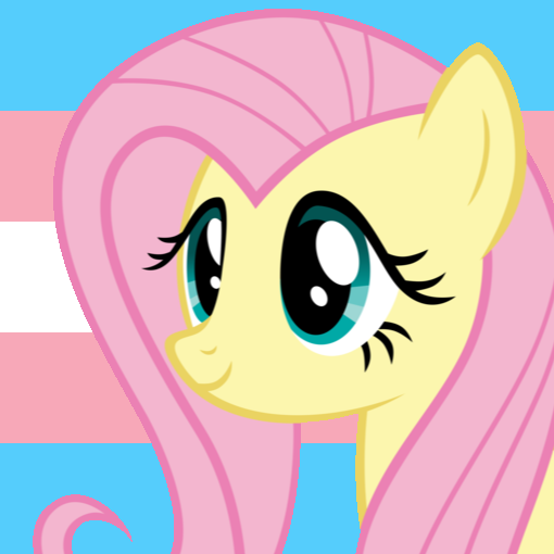 Size: 510x510 | Tagged: safe, derpibooru import, fluttershy, g4, female, free to use, headcanon, image, png, pride, pride flag, pride month, profile picture, solo, trans female, trans fluttershy, transgender, transgender pride flag