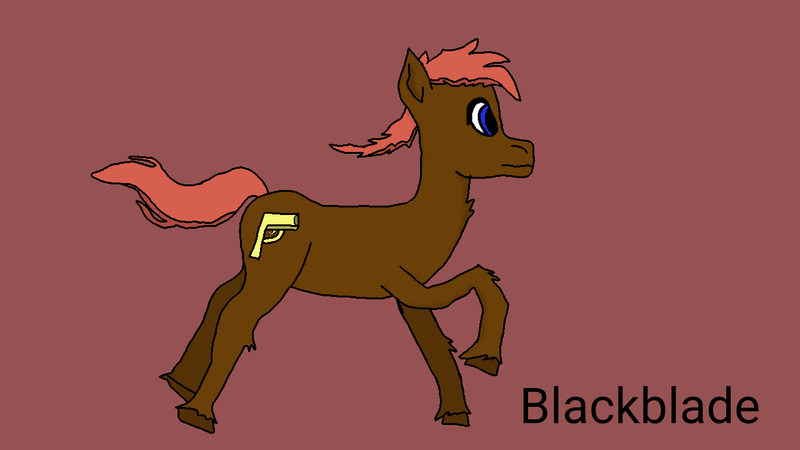 Size: 1280x720 | Tagged: safe, artist:blackblade360, derpibooru import, oc, oc:stone wave, unofficial characters only, earth pony, pony, brown coat, digital art, earth pony oc, flowing mane, flowing tail, ibispaint x, image, male, png, red background, red mane, running, signature, simple background, solo, stallion, stallion oc, tail