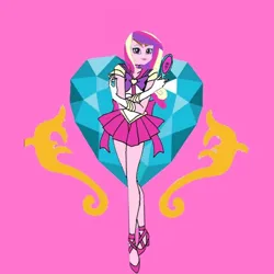 Size: 894x894 | Tagged: safe, artist:theemperorofhonor, derpibooru import, princess cadance, human, equestria girls, g4, clothes, cosplay, costume, dean cadance, gloves, image, jpeg, sailor cadance, sailor moon (series), shirt, shoes, skirt, solo