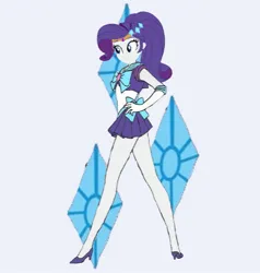 Size: 1125x1180 | Tagged: safe, artist:theemperorofhonor, derpibooru import, rarity, human, equestria girls, g4, clothes, cosplay, costume, gloves, image, jpeg, sailor moon (series), sailor rarity, shirt, shoes, skirt, solo