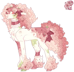 Size: 2880x2776 | Tagged: safe, artist:sleepy-nova, derpibooru import, oc, oc:strawberry fields, earth pony, pony, bow, choker, female, image, mare, png, simple background, solo, tail, tail bow, transparent background