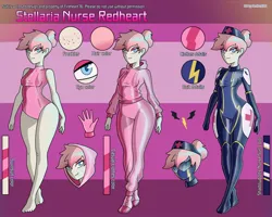 Size: 2800x2240 | Tagged: safe, artist:devillustart, derpibooru import, oc, oc:redheart(prisoners of the moon), human, equestria girls, g4, alternate universe, clothes, fireheart76's latex suit design, gloves, humanized, humanized oc, image, jpeg, latex, latex boots, latex gloves, latex suit, prisoners of the moon, reference sheet, rubber, rubber gloves, rubber suit