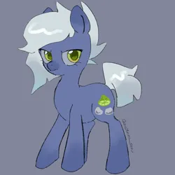 Size: 4096x4096 | Tagged: safe, artist:metaruscarlet, derpibooru import, limestone pie, earth pony, pony, g4, blue background, grumpy, image, looking at you, png, simple background, solo