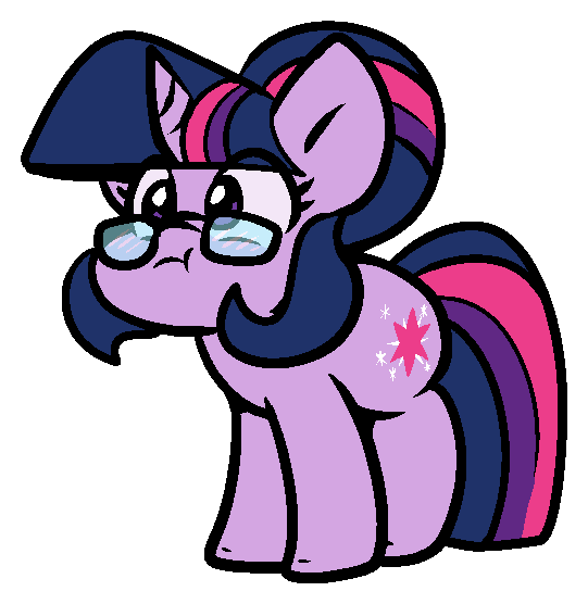 Size: 541x556 | Tagged: safe, artist:zutcha, derpibooru import, sci-twi, twilight sparkle, pony, unicorn, equestria girls, g4, :t, cute, equestria girls ponified, female, glasses, horn, image, mare, outline, png, simple background, solo, transparent background, twiabetes, unicorn sci-twi, white outline