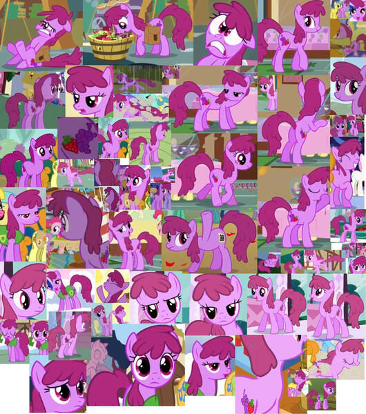 Size: 900x1019 | Tagged: safe, derpibooru import, edit, edited screencap, screencap, berry punch, berryshine, earth pony, pony, call of the cutie, fall weather friends, g4, season 1, winter wrap up, collage, female, image, jpeg, mare, winter wrap up vest