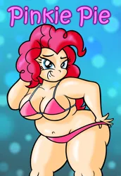 Size: 2031x2954 | Tagged: suggestive, artist:aleximusprime, derpibooru import, pinkie pie, human, g4, arm behind head, bbw, bedroom eyes, belly, belly button, big breasts, bra, breasts, busty pinkie pie, chubby, cleavage, clothes, curvy, fat, female, hand on hip, high res, huge breasts, humanized, image, kinkie pie, kinky, light skin, lingerie, looking at you, panties, panty pull, pink bra, pink panties, pink underwear, pinkie thighs, pinup, png, pudgy pie, seductive, seductive look, seductive pose, sexy, solo, solo female, teasing, thighs, thunder thighs, underboob, underwear, wide hips