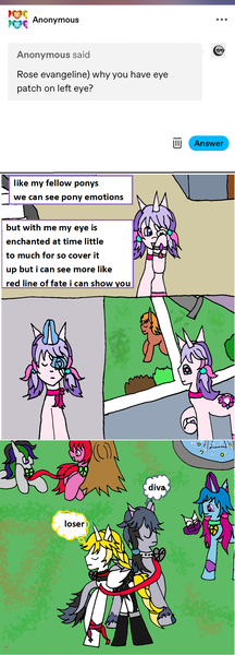 Size: 932x2591 | Tagged: safe, artist:ask-luciavampire, derpibooru import, oc, earth pony, pegasus, pony, undead, unicorn, vampire, vampony, ask, heart, horn, image, love, png, tumblr