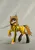 Size: 2150x3035 | Tagged: safe, artist:kirieshka, derpibooru import, earth pony, pony, boots, clothes, costume, green eyes, image, katana, kill bill, png, shoes, suit, sword, weapon, yellow