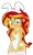 Size: 656x1080 | Tagged: suggestive, artist:fishsandwich, artist:laszlvfx, ponerpics import, vector edit, sunset shimmer, equestria girls, rainbow rocks, breasts, bunny ears, bunny suit, busty sunset shimmer, cameltoe, clothes, cuffs (clothes), erect nipples, female, fishnets, image, leotard, nipple outline, playboy bunny, png, simple background, socks, stockings, stupid sexy sunset shimmer, thigh highs, transparent background, vector