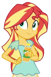 Size: 6090x9142 | Tagged: safe, artist:andoanimalia, derpibooru import, sunset shimmer, human, equestria girls, g4, drink, equestria girls specials, female, image, my little pony equestria girls: dance magic, png, simple background, soda, transparent background, vector