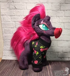 Size: 2482x2691 | Tagged: safe, artist:allunacraft, derpibooru import, tempest shadow, pony, clothes, image, irl, photo, plushie, png, solo, sweater