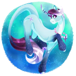 Size: 2000x2000 | Tagged: safe, artist:oneiria-fylakas, derpibooru import, pony, unicorn, g5, alternate design, comet (g5), horn, image, png, solo, speedpaint available