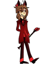 Size: 1000x1200 | Tagged: safe, artist:s-agebloom, derpibooru import, oc, oc:ferb fletcher, unofficial characters only, human, alastor, clothes, cosplay, costume, hazbin hotel, hellaverse, humanized, image, png, solo