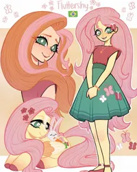 Size: 1440x1800 | Tagged: safe, artist:olikotier, derpibooru import, fluttershy, human, image, jpeg