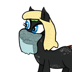 Size: 500x500 | Tagged: safe, artist:wren, derpibooru import, oc, oc:fanonlilly, unofficial characters only, pony, female, freckles, hat, image, mare, png, simple background, solo, tail, tail wrap, transparent background, veil