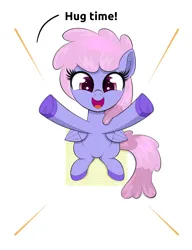 Size: 2820x3664 | Tagged: safe, artist:scandianon, derpibooru import, rainbowshine, pegasus, pony, female, frog (hoof), high angle, hooves, hug request, image, jpeg, looking at you, mare, raised hoof, sitting, smiling, smiling at you, talking to viewer, underhoof