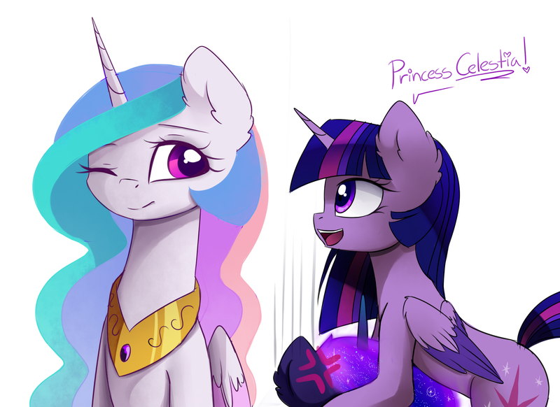 Size: 2200x1600 | Tagged: safe, artist:magnaluna, derpibooru import, princess celestia, princess luna, twilight sparkle, twilight sparkle (alicorn), alicorn, pony, g4, colored wings, colored wingtips, cute, cutelestia, dialogue, female, folded wings, heart, horn, image, implied lesbian, implied shipping, implied twilestia, jpeg, lesbian, looking at each other, looking at someone, mare, one eye closed, open mouth, open smile, peytral, royal sisters, ship:twilestia, shipping, siblings, sisters, smiling, smiling at each other, tail, trio, trio female, twiabetes, twilestia, wings