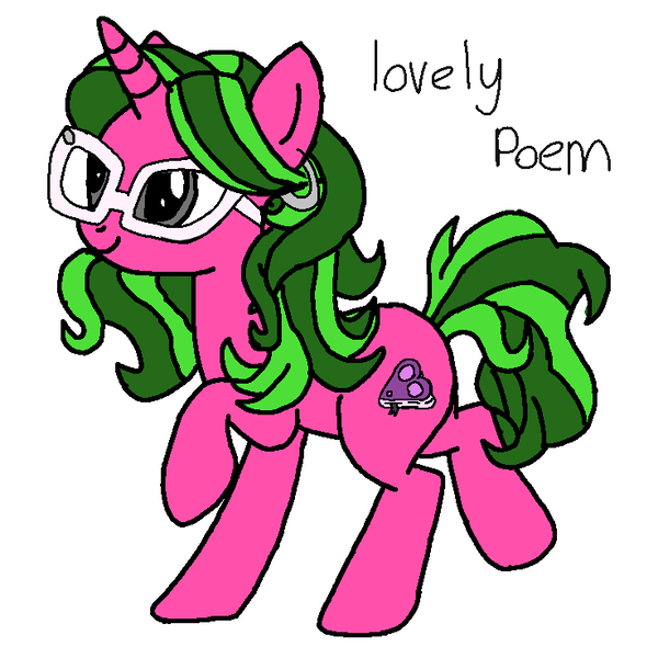 Size: 736x736 | Tagged: safe, artist:maremaxxer, ponerpics import, oc, oc:lovely poem, unofficial characters only, pony, unicorn, base used, ear piercing, earring, female, glasses, gray eyes, green mane, hair highlights, hoop earrings, image, jewelry, mare, photo, piercing, pink coat, png, raised hoof, reference sheet, silver, simple background, solo