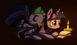 Size: 1276x744 | Tagged: safe, artist:skutchi, derpibooru import, spike, twilight sparkle, image, jpeg