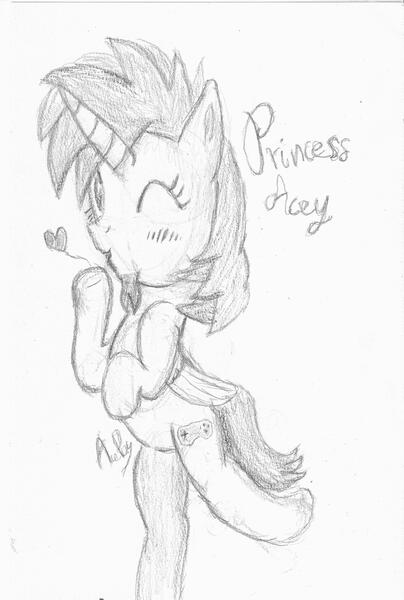 Size: 2359x3507 | Tagged: safe, artist:ace play, derpibooru import, oc, oc:ace play, unofficial characters only, alicorn, pony, g4, alicornified, bipedal, blowing a kiss, blush sticker, blushing, eyelashes, facial hair, femboy, floating heart, goatee, heart, horn, image, jpeg, male, race swap, simple background, sketch, solo, stallion, standing, standing on one leg, traditional art, white background, wings