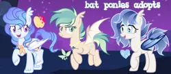 Size: 1280x560 | Tagged: safe, artist:vi45, derpibooru import, oc, unofficial characters only, bat pony, pony, female, image, mare, png