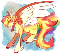 Size: 2514x2321 | Tagged: safe, artist:eonionic, derpibooru import, oc, oc:firelight rainbow brite, pegasus, pony, image, png, solo, tongue out