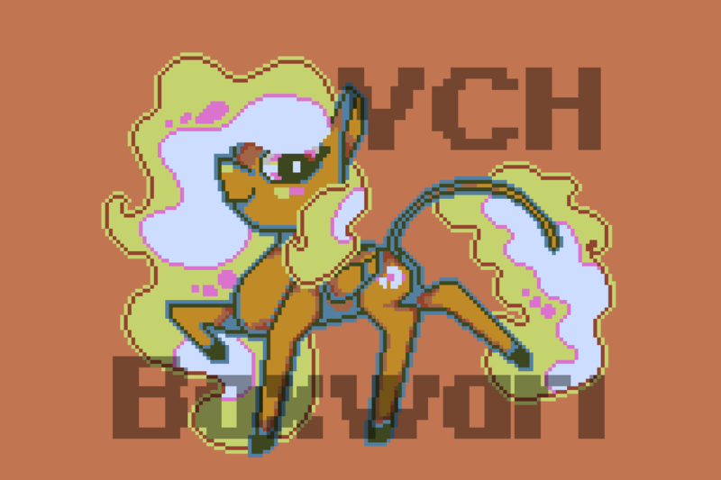 Size: 1920x1280 | Tagged: safe, artist:boxwari, derpibooru import, oc, unofficial characters only, alicorn, pegasus, pony, unicorn, commission, digital art, female, horn, image, leonine tail, mare, pixel art, png, solo, tail, your character here