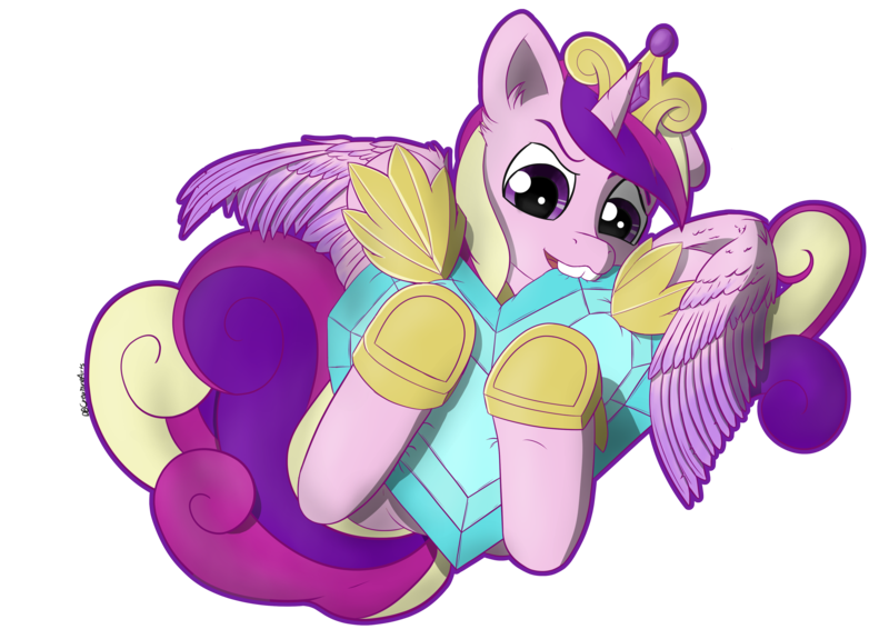 Size: 4093x2894 | Tagged: safe, artist:playful wings, derpibooru import, princess cadance, alicorn, pony, g4, crown, crystal heart, female, filly, filly cadance, foal, high res, hoof shoes, horn, image, jewelry, png, princess shoes, regalia, simple background, spread wings, transparent background, wings, younger