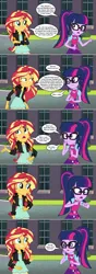 Size: 1083x3076 | Tagged: safe, artist:silverbuller, derpibooru import, sci-twi, sunset shimmer, twilight sparkle, equestria girls, g4, comic, image, jpeg